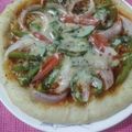 ভানুমতী সরকার's cooksnap of when they made ভেজ পনির টিক্কা পিৎজা (Veg paneer tikka pizza recipe in Bengali).
