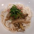 ☆はなはな☆'s cooksnap of when they made 冷凍うどん＆レンジで茄子とツナの冷うどん.