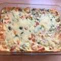 Cooksnap από Margarita Margariti στη συνταγή Σουφλέ με λαχανάκια Βρυξελλών, κουνουπίδι και γλυκοπατάτα