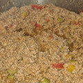El cooksnap de Sarah Cervera cuando hizo Picadillo cubano con tostones.