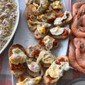El cooksnap de Elena cuando hizo Tostas de sobrasada y huevos de codorniz.