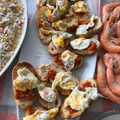 El cooksnap de Elena cuando hizo Tostas de sobrasada y huevos de codorniz.