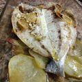 El cooksnap de ALBA FERN cuando hizo Doradas al horno con cama de cebolla.