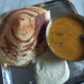 Pinky Jain's cooksnap of when they made Tomato cone dosa.