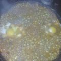El cooksnap de Merce Nuñez cuando hizo Colchón de arvejas.