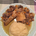 El cooksnap de Sylvia Seguí cuando hizo Muslos de pollo con champiñones al limón.