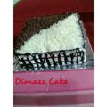 Cooksnap dari Pungkasari untuk resep Brownies Kukus edisi Ulang Tahun + cara membuat pagar coklat tanpa cetakan