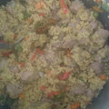 El cooksnap de Carolina Serna cuando hizo Arroz apastelado con cerdo.