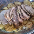 El cooksnap de Lara Bottino cuando hizo Cinta de lomo al horno.