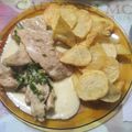 El cooksnap de Guillermina cuando hizo Bombas de papa y pechugas de pollo con crema de verdeo☺️.