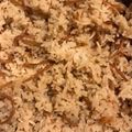 El cooksnap de Elizabeth Telaya cuando hizo Arroz Árabe.