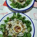 El cooksnap de LaLandina cuando hizo Ensalada de gulas y canónigos.
