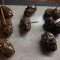 El cooksnap de Virginia cuando hizo Dátiles rellenos de mueces y bañados en chocolate.