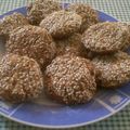 El cooksnap de Becky cuando hizo Cookies con pasas y pipas de girasol.