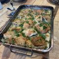 Shalva Avanashvili's cooksnap of when they made Shqmeruli - Georgian chicken with garlic 🧄.