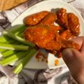El cooksnap de poramoralhambre cuando hizo Búfalo wings (Alitas Picantes).