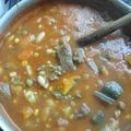 El cooksnap de Tamar Vargas cuando hizo Guiso de porotos.