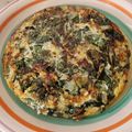 El cooksnap de Camila cuando hizo Tortilla de acelga.