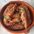 El cooksnap de Isabel Hernández Miguel cuando hizo Gambón en salsa de ron, ajo y perejil al horno.