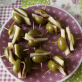 El cooksnap de Zaira cuando hizo Banderillas de queso fresco con anchoas.