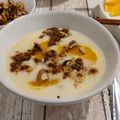kriszti illes Cooksnap-ja, amikor elkészítette a(z) Fehércsokis körtekrémleves pirított dió morzsával receptet.