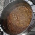 El cooksnap de Daniel Barone cuando hizo Guiso de lentejas.