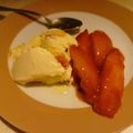 il sara ruta quando ha preparato Pesche caramellate con gelato