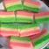 Cooksnap dari Joeny Shony untuk resep Bolu Santan Kukus Lapis Trio / Pelangi Tanpa Pengembang