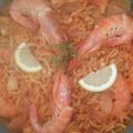 El cooksnap de Luis cuando hizo Fideuá de marisco.
