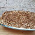 El cooksnap de Nazarena Roth cuando hizo Crumble de manzanas.