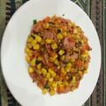 Cooksnap của Choikookie khi họ làm theo món Bắp xào ngũ sắc