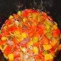 El cooksnap de Melina cuando hizo Pickles de Morrones agridulces.