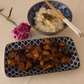Kristina K's cooksnap of when they made Curry Flavoured Stir-fried Eggplant & Chicken.