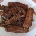 El cooksnap de yolanda cuando hizo Costillas de cerdo al ajillo.