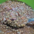 El cooksnap de Adan Quintana cuando hizo Lentejas a la Sonorense.