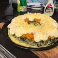 El cooksnap de Laura Alberti cuando hizo Budín de Verduras Tricolor (zanahoria, acelga, papa).