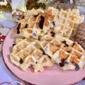 Cooksnap de Aux douceurs de Gaelle sur la recette Gaufres liégeoises traditionnelles aux pépites de chocolat