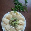 Bhumika Gandhi's cooksnap of when they made Falahari Stuffed Idli.