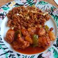 El cooksnap de Anita Orellana Marmol cuando hizo Pollo  Agridulce.