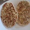 El cooksnap de IVJ89 cuando hizo Naan de ajo.