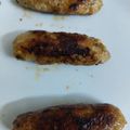 Saira Abdullah's cooksnap of when they made Cheese seekh kababs.