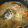 Cooksnap dari Irene Yolanda untuk resep Sup Kepala Dan Tulang Ikan Salmon