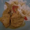 El cooksnap de vcervino cuando hizo Tajine de Pollo al coco estilo Thai.