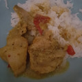 El cooksnap de vcervino cuando hizo Tajine de Pollo al coco estilo Thai.