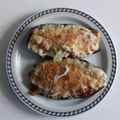 El cooksnap de Jose Diaz Diez cuando hizo Berenjenas rellenas de lentejas.
