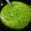 El cooksnap de SeñorCarpaccio cuando hizo Salsa pesto.