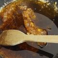 El cooksnap de Naiara Díaz cuando hizo Caramelo para flan.