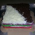 Cooksnap dari hana bae untuk resep Rainbow Cake Kukus Ny.Liem Super Lembut