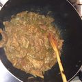 El cooksnap de Dennisse Basoalto cuando hizo Carne a la cacerola con cebolla y papas a la española.