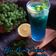 Cooksnap Salina Jalaludin semasa beliau membuat Sparkling Blue Lemon Mint.